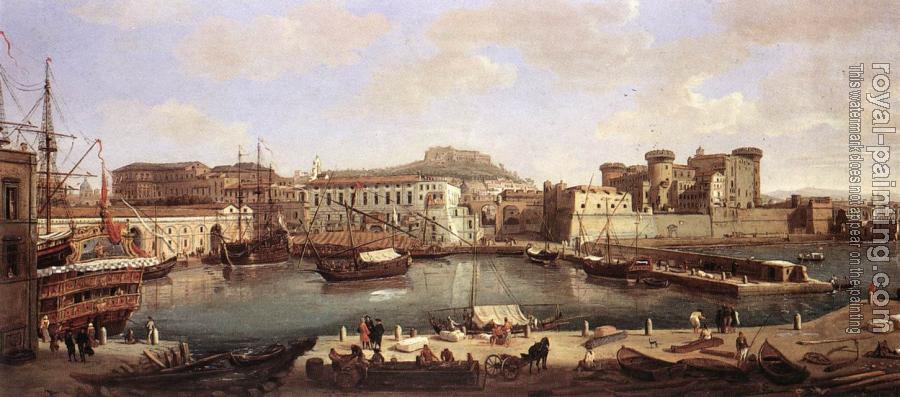 Caspar Andriaans Van Wittel : View of Naples
